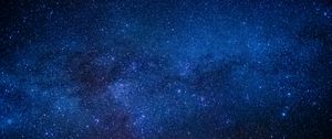 Preview wallpaper space, starry sky, stars, glow