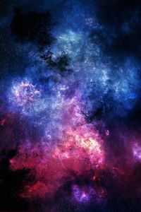 Preview wallpaper space, starry sky, universe, galaxy, nebula, colorful