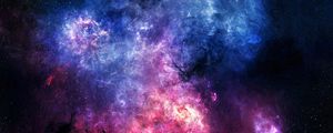 Preview wallpaper space, starry sky, universe, galaxy, nebula, colorful