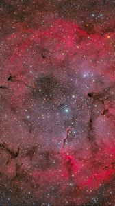 Preview wallpaper space, stars, nebula, sky, red
