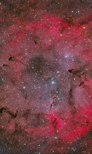Preview wallpaper space, stars, nebula, sky, red