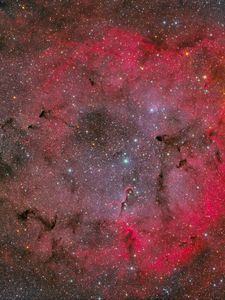 Preview wallpaper space, stars, nebula, sky, red