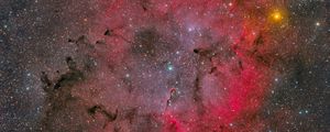 Preview wallpaper space, stars, nebula, sky, red