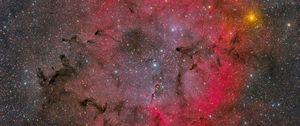 Preview wallpaper space, stars, nebula, sky, red