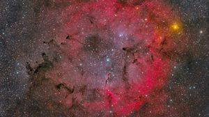 Preview wallpaper space, stars, nebula, sky, red