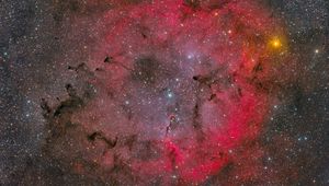 Preview wallpaper space, stars, nebula, sky, red