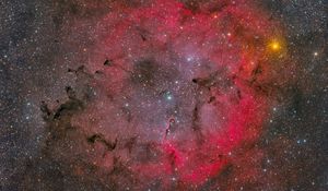 Preview wallpaper space, stars, nebula, sky, red