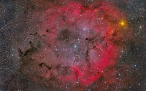 Preview wallpaper space, stars, nebula, sky, red