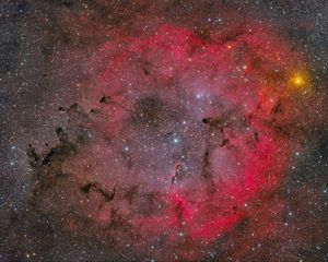 Preview wallpaper space, stars, nebula, sky, red