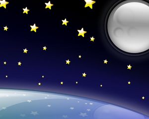 Preview wallpaper space, stars, sky, lines