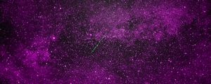 Preview wallpaper space, stars, starfall, purple
