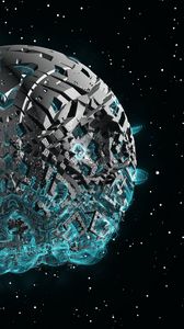 Preview wallpaper spaceship, sci-fi, space, fantasy, 3d