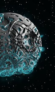 Preview wallpaper spaceship, sci-fi, space, fantasy, 3d