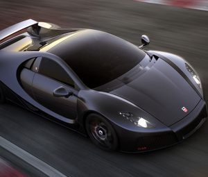 Preview wallpaper spania, gta spano, sports car, black