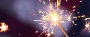 Preview wallpaper sparklers, sparks, blur