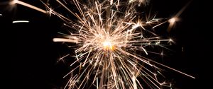 Preview wallpaper sparklers, sparks, fire, holiday