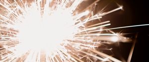 Preview wallpaper sparklers, sparks, fire, bright, holiday