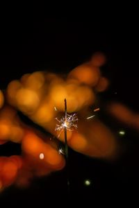 Preview wallpaper sparklers, sparks, glare, bokeh, dark