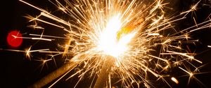 Preview wallpaper sparklers, sparks, glare, holiday