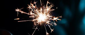 Preview wallpaper sparklers, sparks, glow