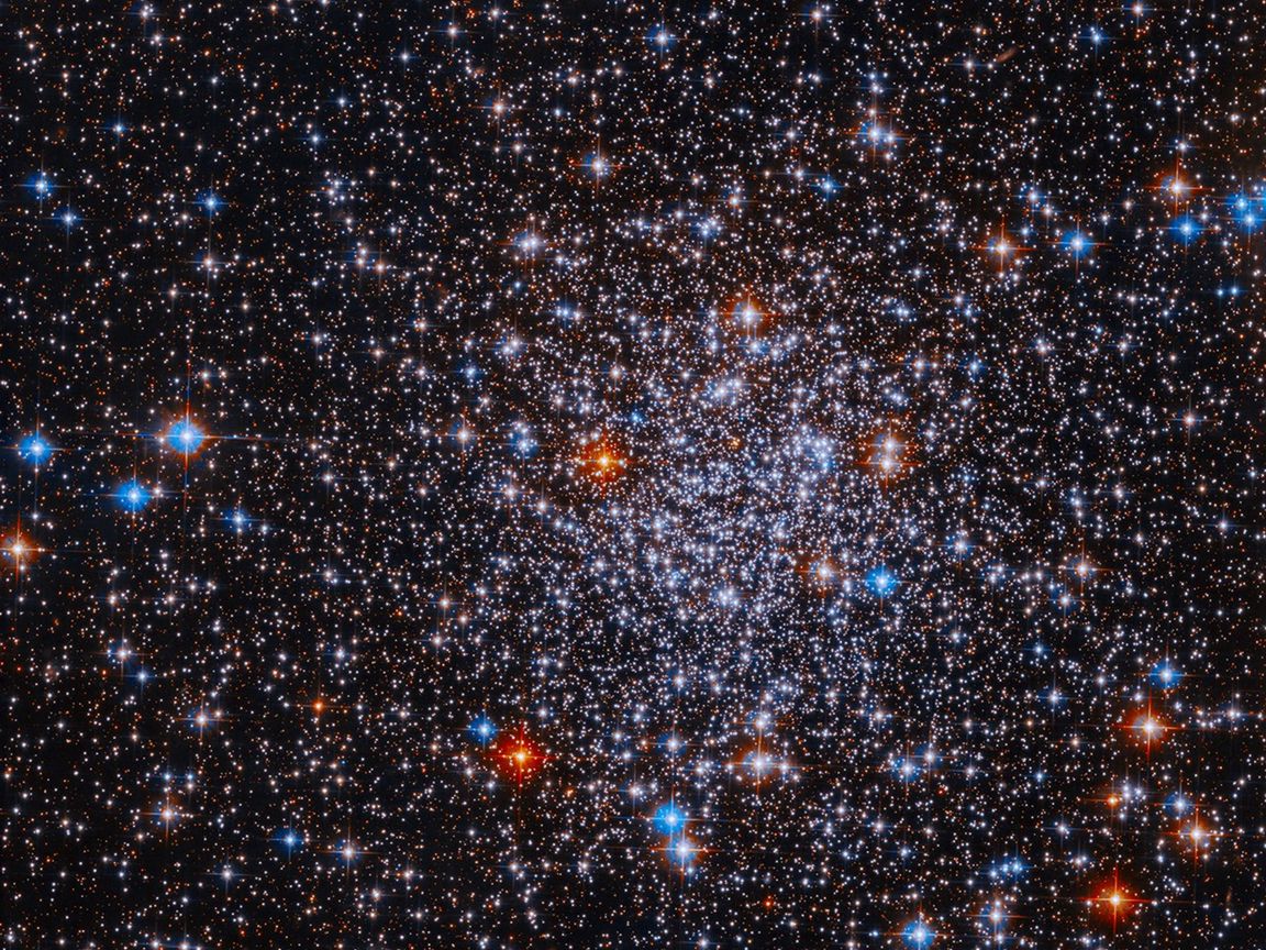 1152x864 Wallpaper sparkles, highlights, stars, space