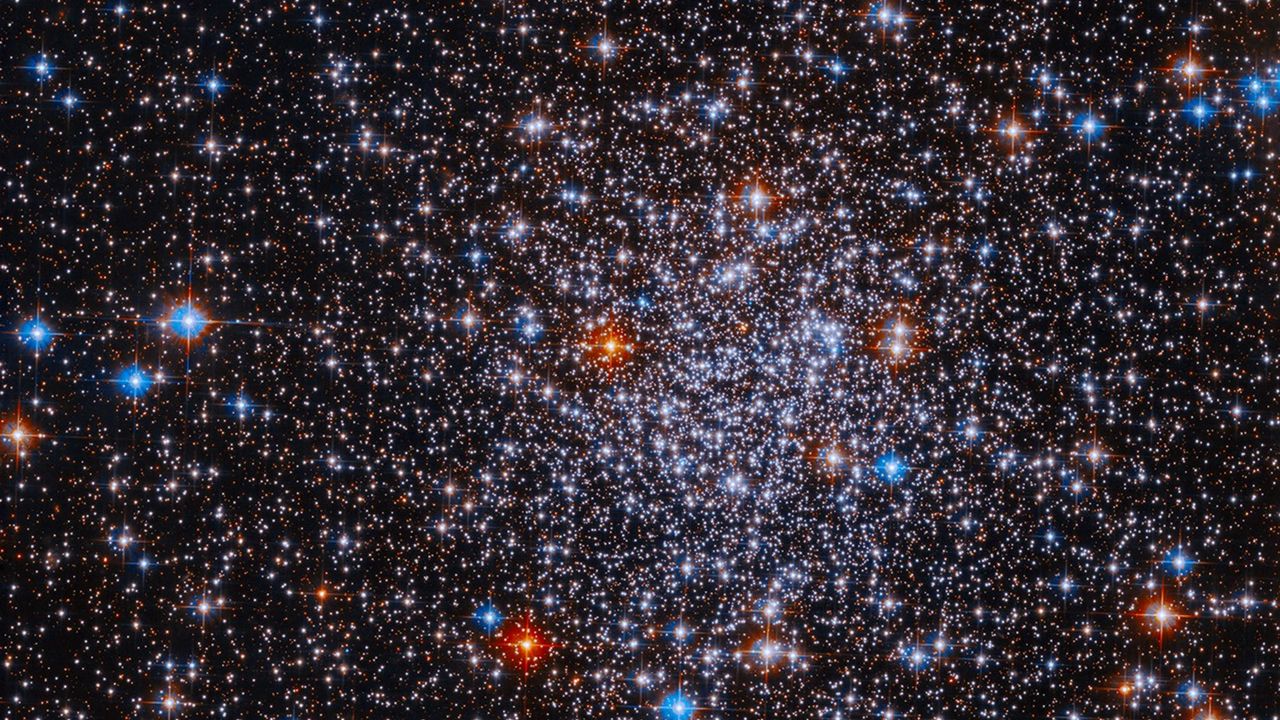 1280x720 Wallpaper sparkles, highlights, stars, space