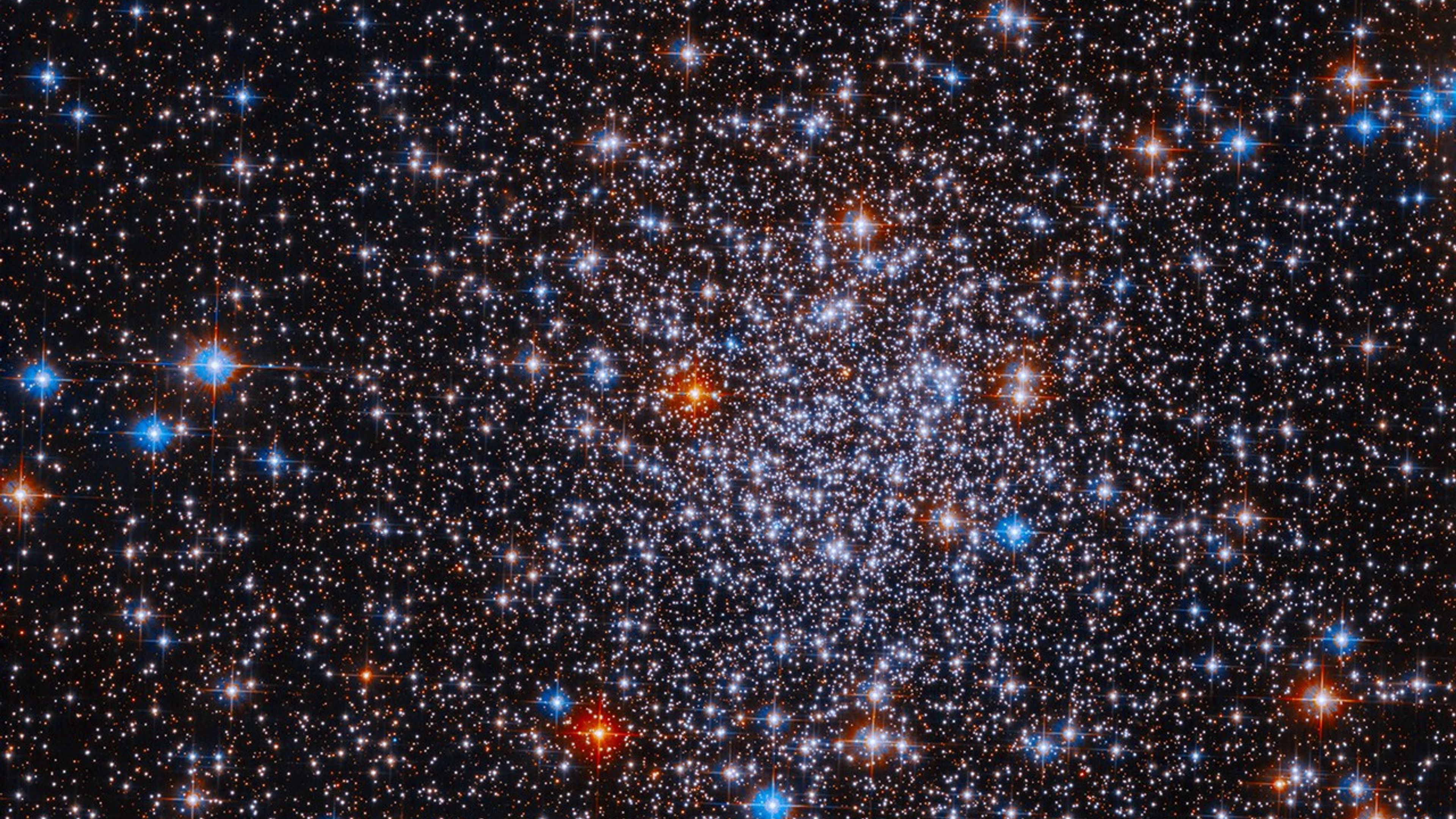 3840x2160 Wallpaper sparkles, highlights, stars, space