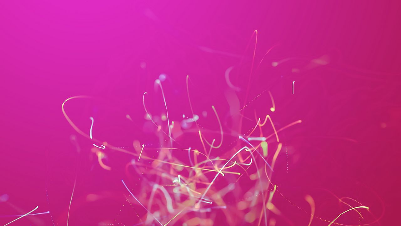 Wallpaper sparks, glow, pink, abstraction