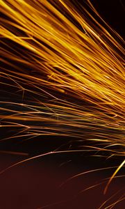 Preview wallpaper sparks, light, long exposure, freezelight, abstraction