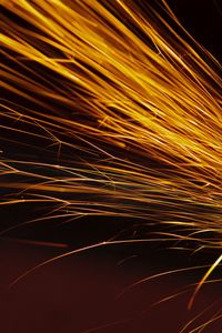 Preview wallpaper sparks, light, long exposure, freezelight, abstraction