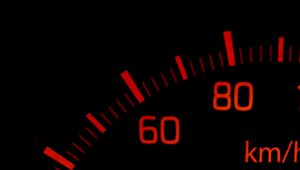 Preview wallpaper speedometer, arrow, numbers, neon