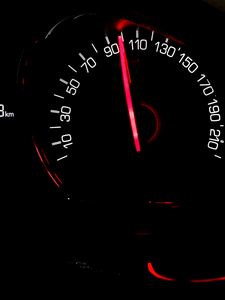 Preview wallpaper speedometer, arrow, speed, backlight