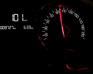 Preview wallpaper speedometer, arrow, speed, backlight