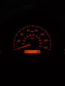 Preview wallpaper speedometer, backlight, arrow, numbers