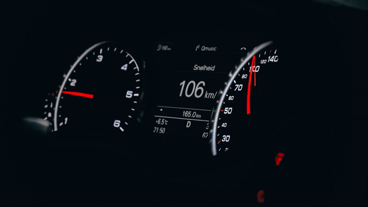 Wallpaper speedometer, speed, movement, arrow