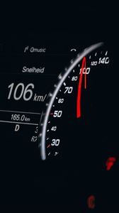 Preview wallpaper speedometer, speed, movement, arrow