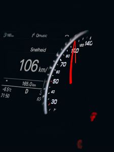 Preview wallpaper speedometer, speed, movement, arrow