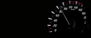 Preview wallpaper speedometer, speed, numbers, darkness