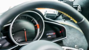 Preview wallpaper speedometer, steering wheel, car