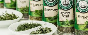 Preview wallpaper spices, marjoram, fennel, parsley, sage, thyme