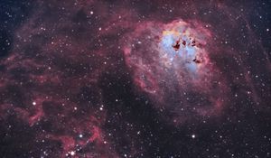 Preview wallpaper spider nebula, nebula, stars, space