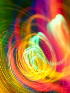 Preview wallpaper spiral, colorful, bright, line