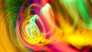 Preview wallpaper spiral, colorful, bright, line