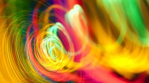 Preview wallpaper spiral, colorful, bright, line