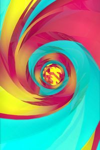 Preview wallpaper spiral, colorful, twist, vortex, abstraction