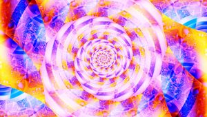 Preview wallpaper spiral, fractal, abstraction, bright