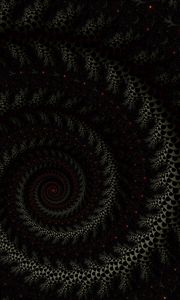 Preview wallpaper spiral, fractal, dark, twisted