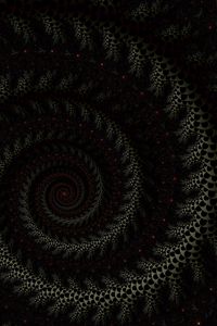 Preview wallpaper spiral, fractal, dark, twisted