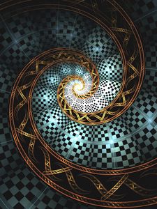 Preview wallpaper spiral, fractal, glow, twisted, abstraction