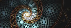 Preview wallpaper spiral, fractal, glow, twisted, abstraction